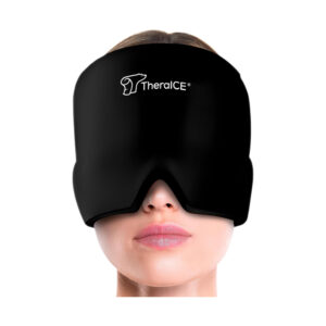 TheraICE Migraine Relief Cap, Soothing Headache Hat Ice Pack Mask