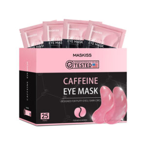 Under Eye Patches (25 Pairs), Caffeine Eye Masks for Dark Circles