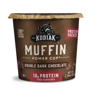 Kodiak Cakes Minute Muffins, Double Dark Chocolate, 2.36 Ounce